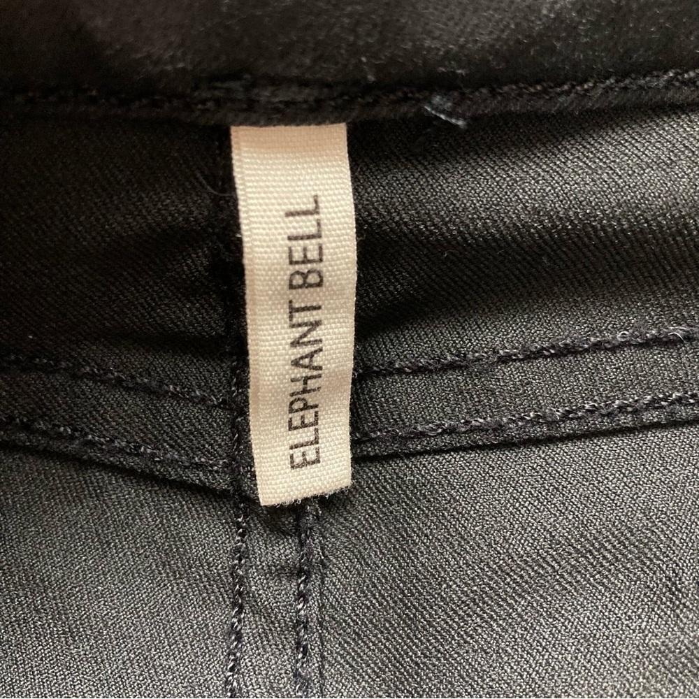 🖤 Rag & Bone Shoreditch Flare Jeans Black Coated Denim Size 29 Premium Quality - Picture 8 of 11